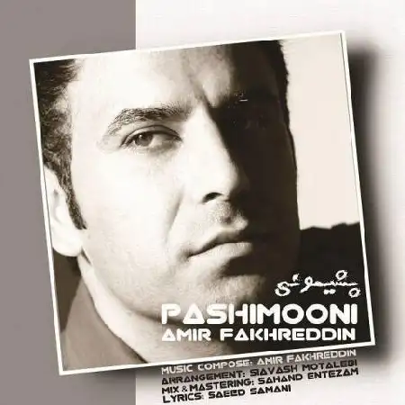 دانلود اهنگ امیر فخرالدین پشیمونی