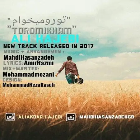 دانلود آلبوم تک اهنگ ها از علی حاجبی